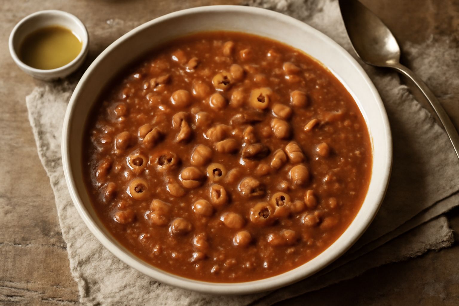 Pasta e fagioli ridotta a sugo