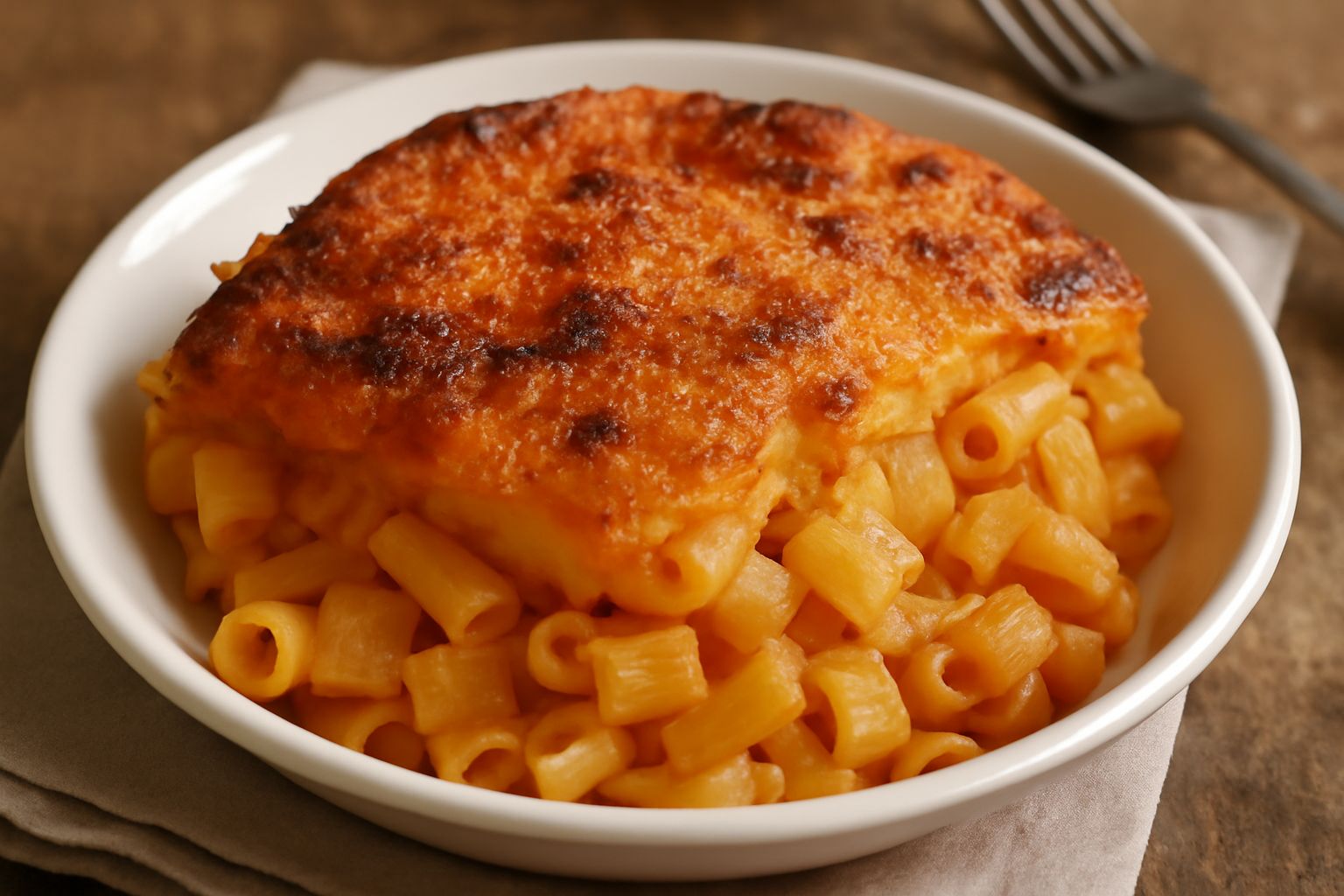 Pasta e patate al forno