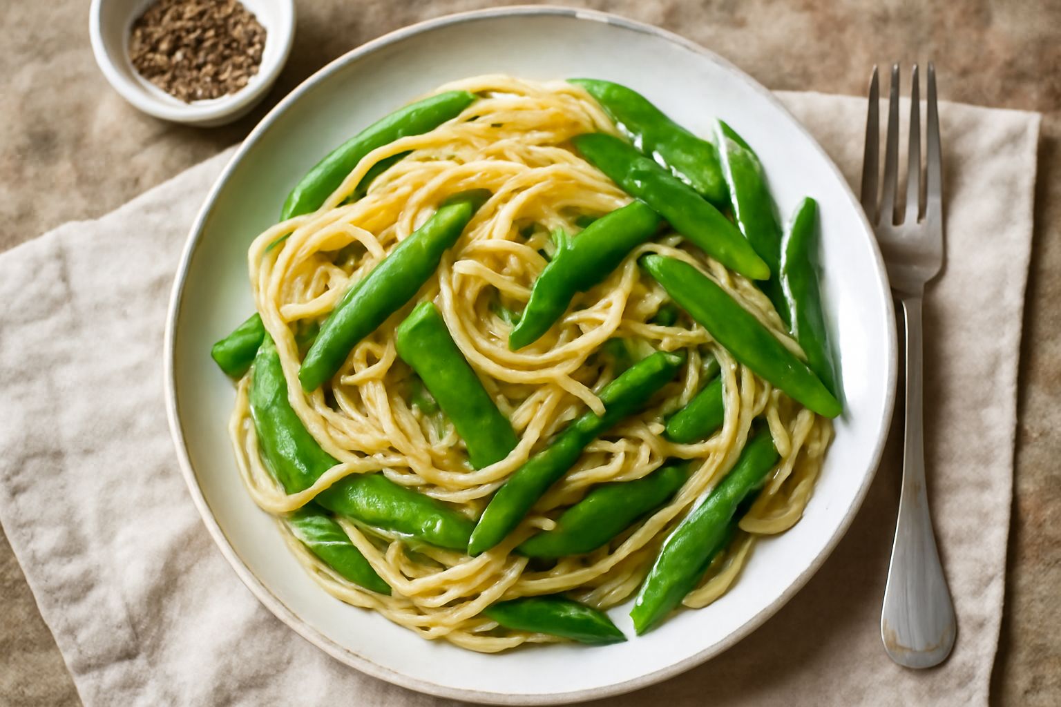 Pasta e taccole
