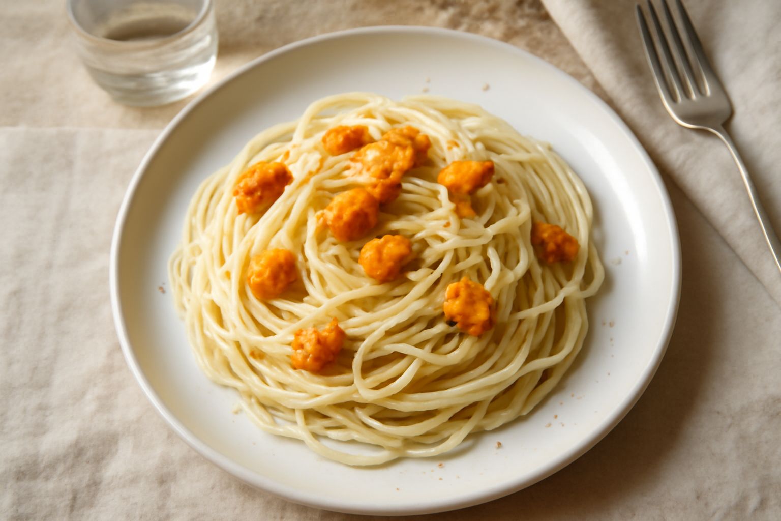 Pasta fredda ai ricci di mare