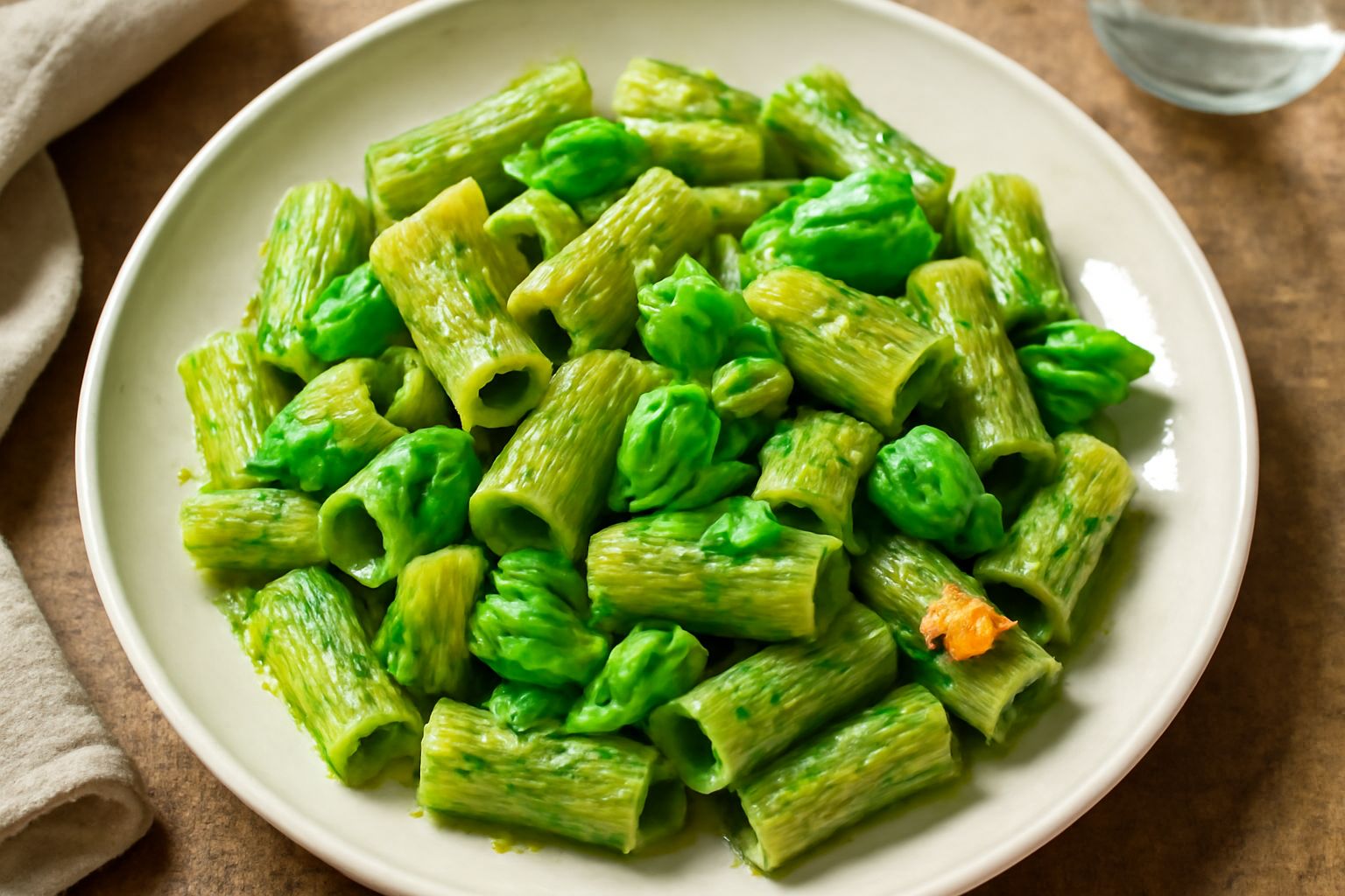 Pasta fredda al basilico