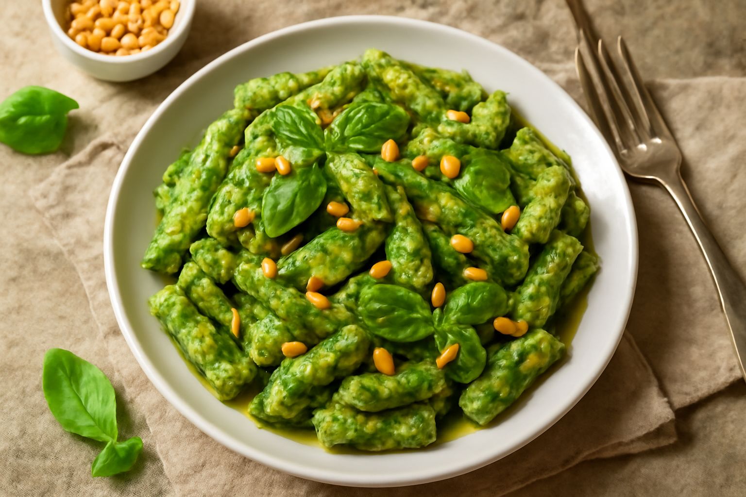 Pasta fredda al pesto