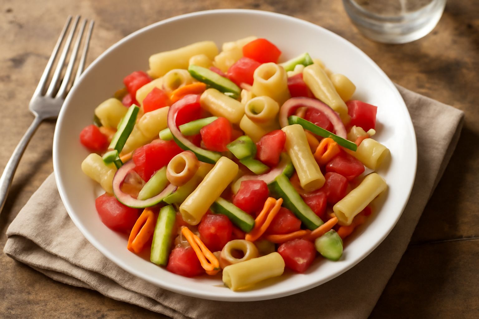 Pasta fredda all'insalata