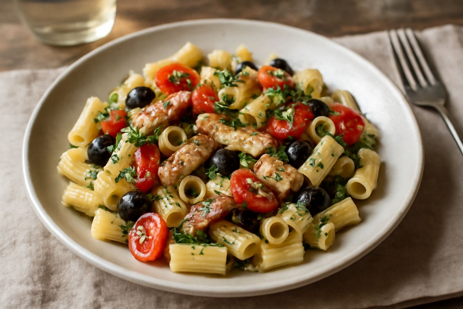 Pasta fredda ca' le sarde
