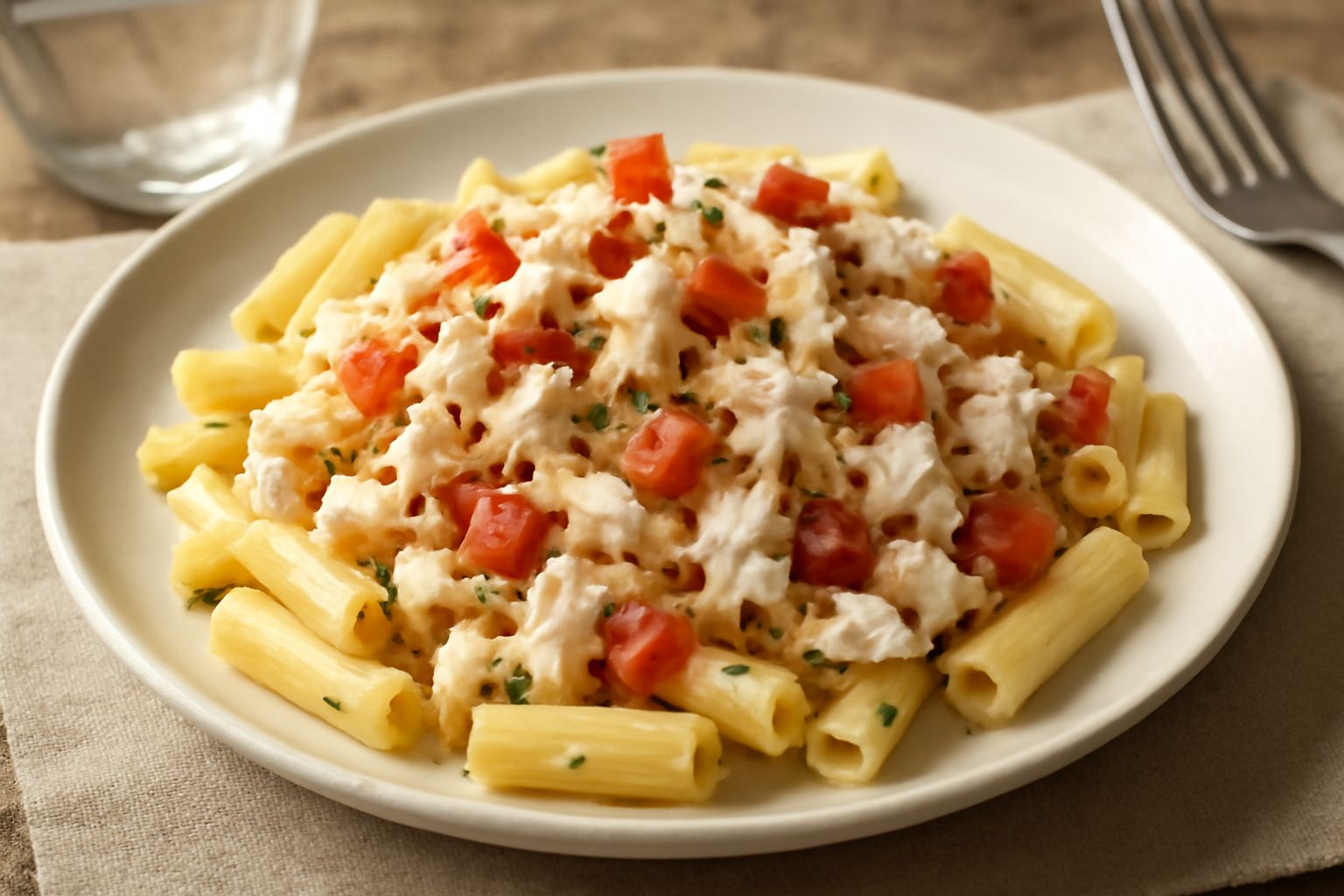 Pasta fredda co' li granchi