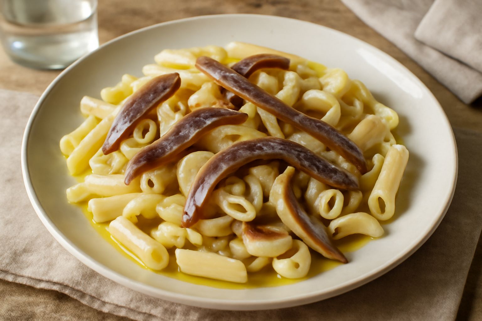 Pasta fredda con le acciughe
