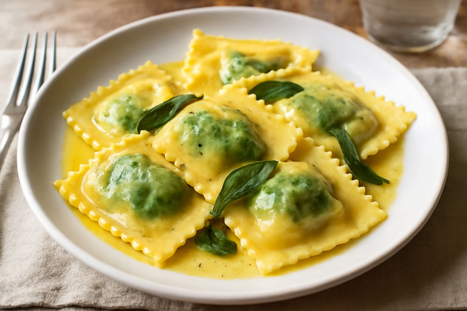 Pasta ripiena di verdure
