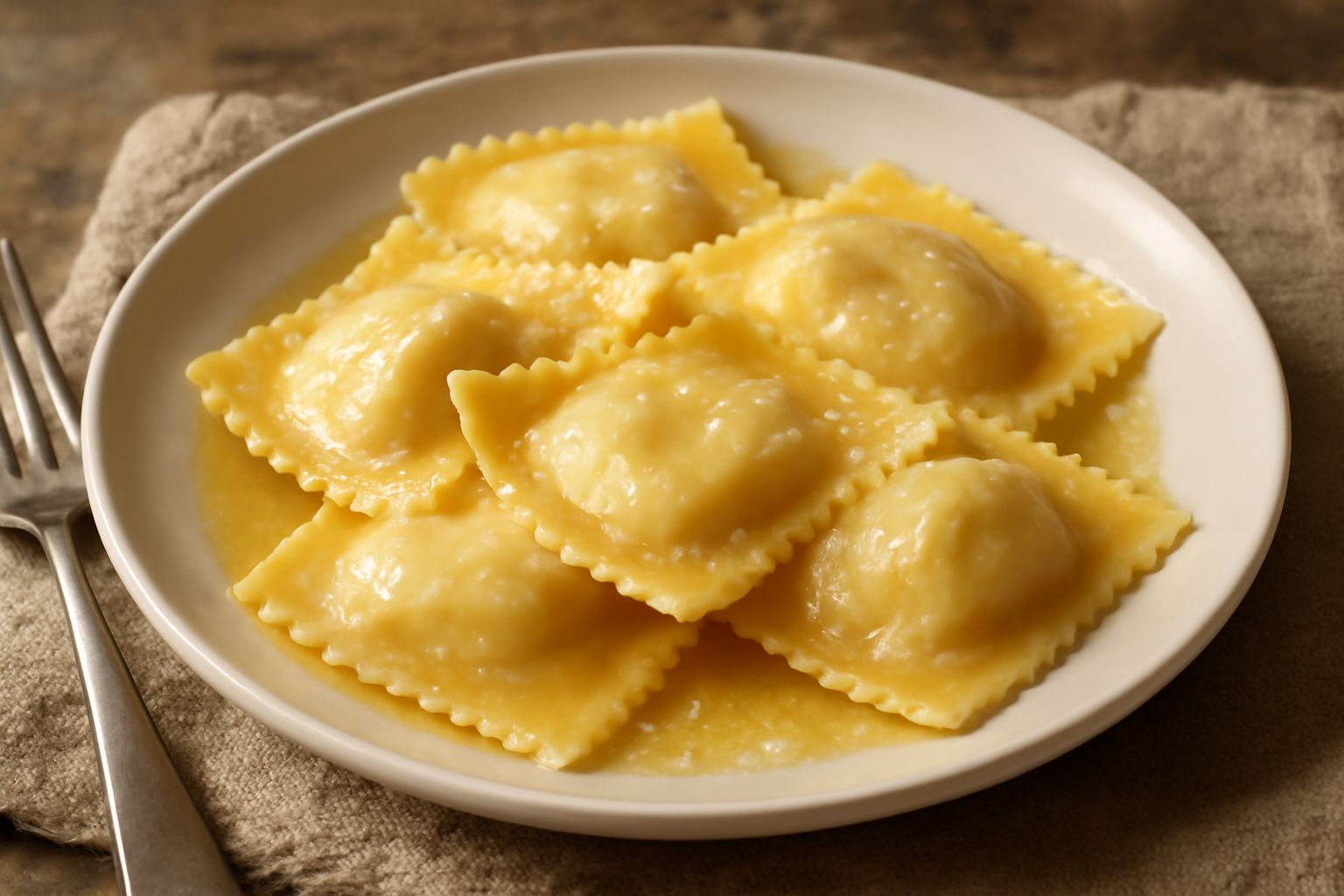 Paste all'uovo ripiene di formaggio