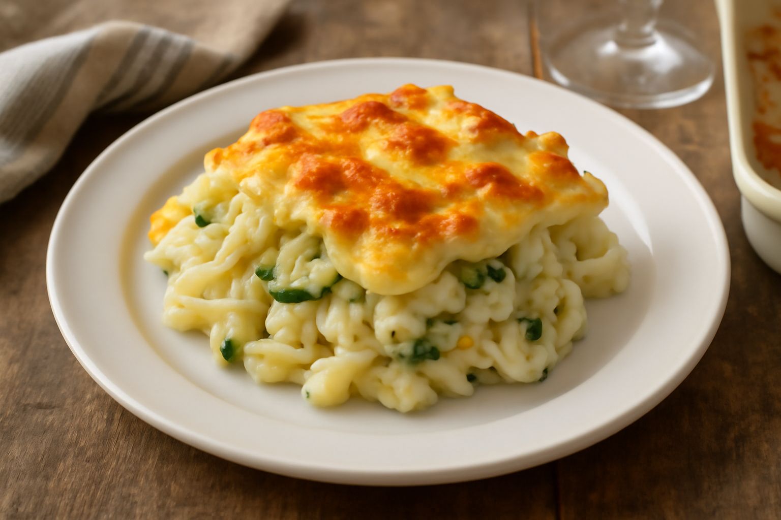 Pasticcio di pasta e zucchine