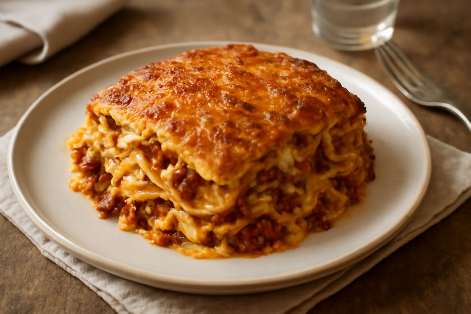Pasticcio di tagliatelle