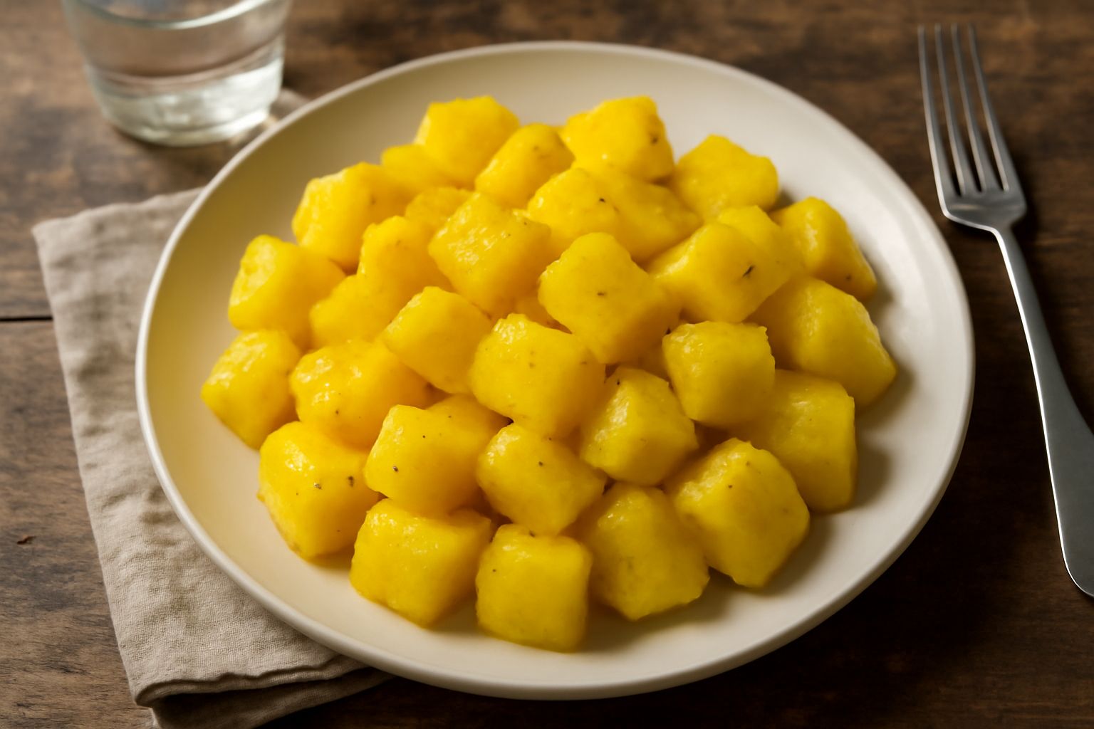 Patate bollite ca' zaffaranu