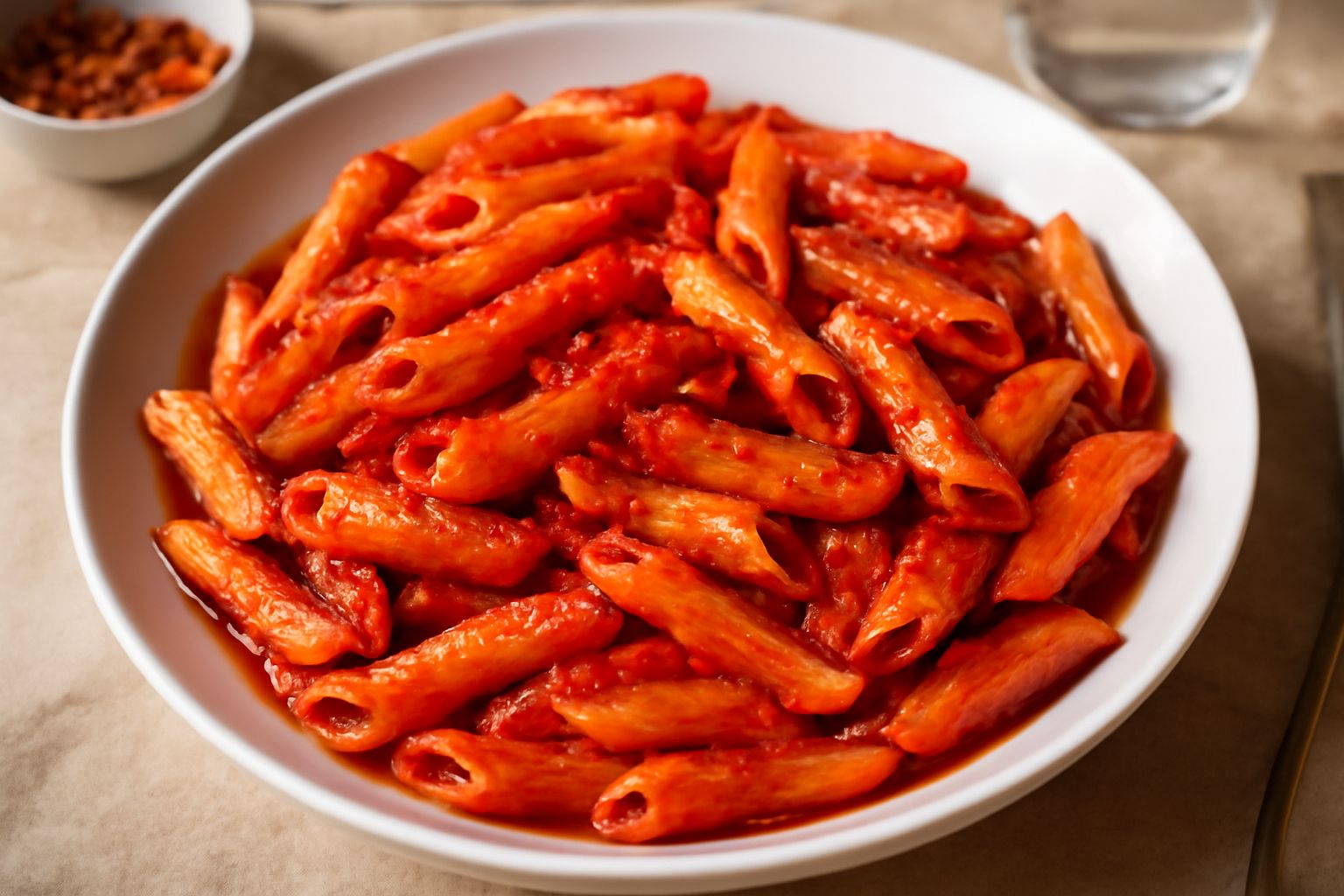 Pennette all'arrabbiata