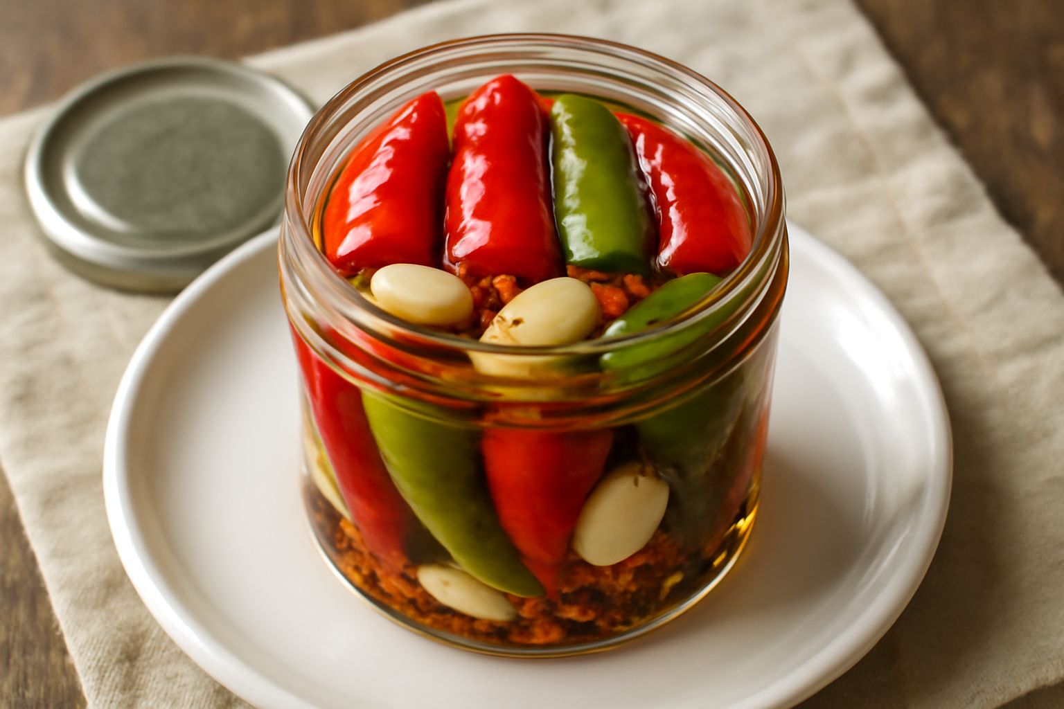 Peperoncini piccanti sott'olio
