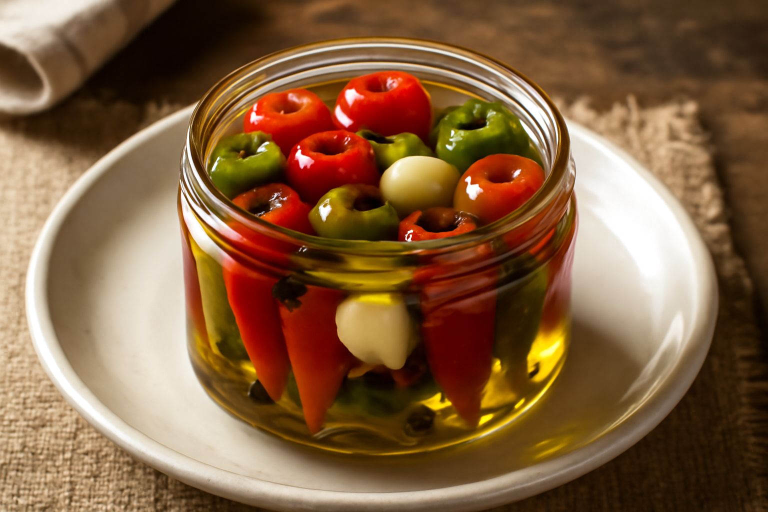 Peperoncini sott'olio: piccante vitalità che accende il metabolismo e regala benessere