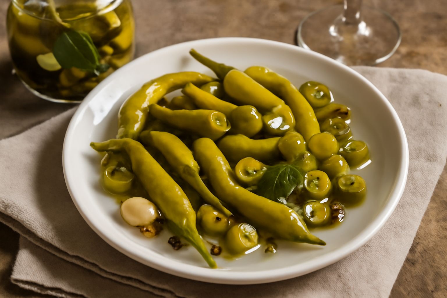 Peperoncini verdi sottaceto