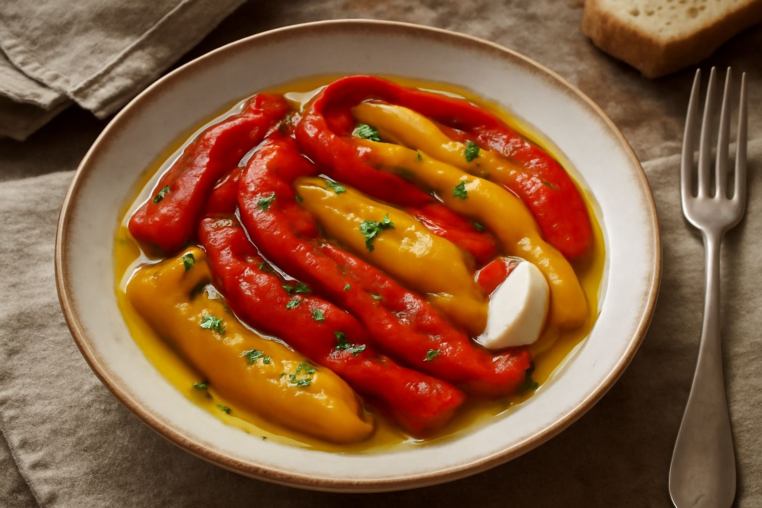Peperoni arrostiti sott'olio