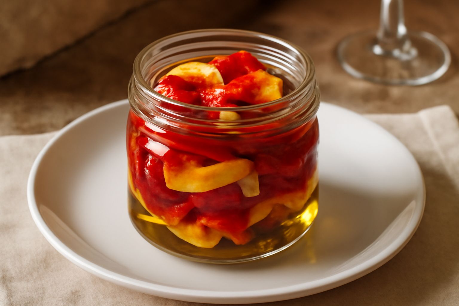 Peperoni cruschi all'olio