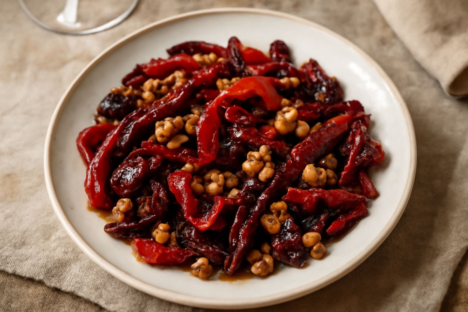 Peperoni cruschi con le noci