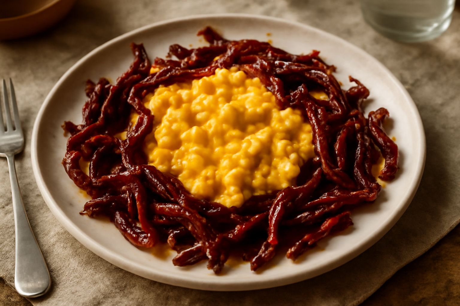 Peperoni cruschi con le uova