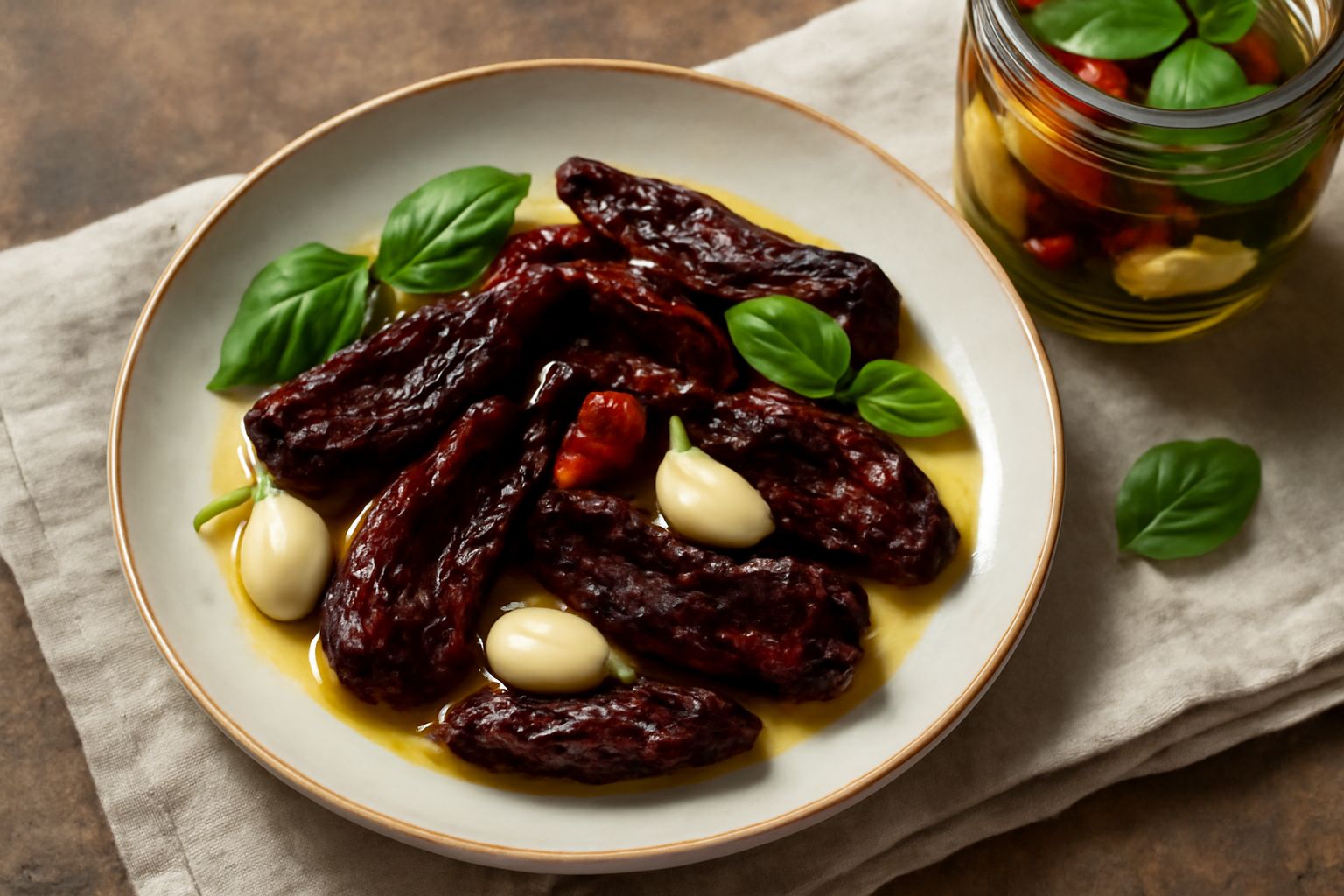 Peperoni cruschi conservati