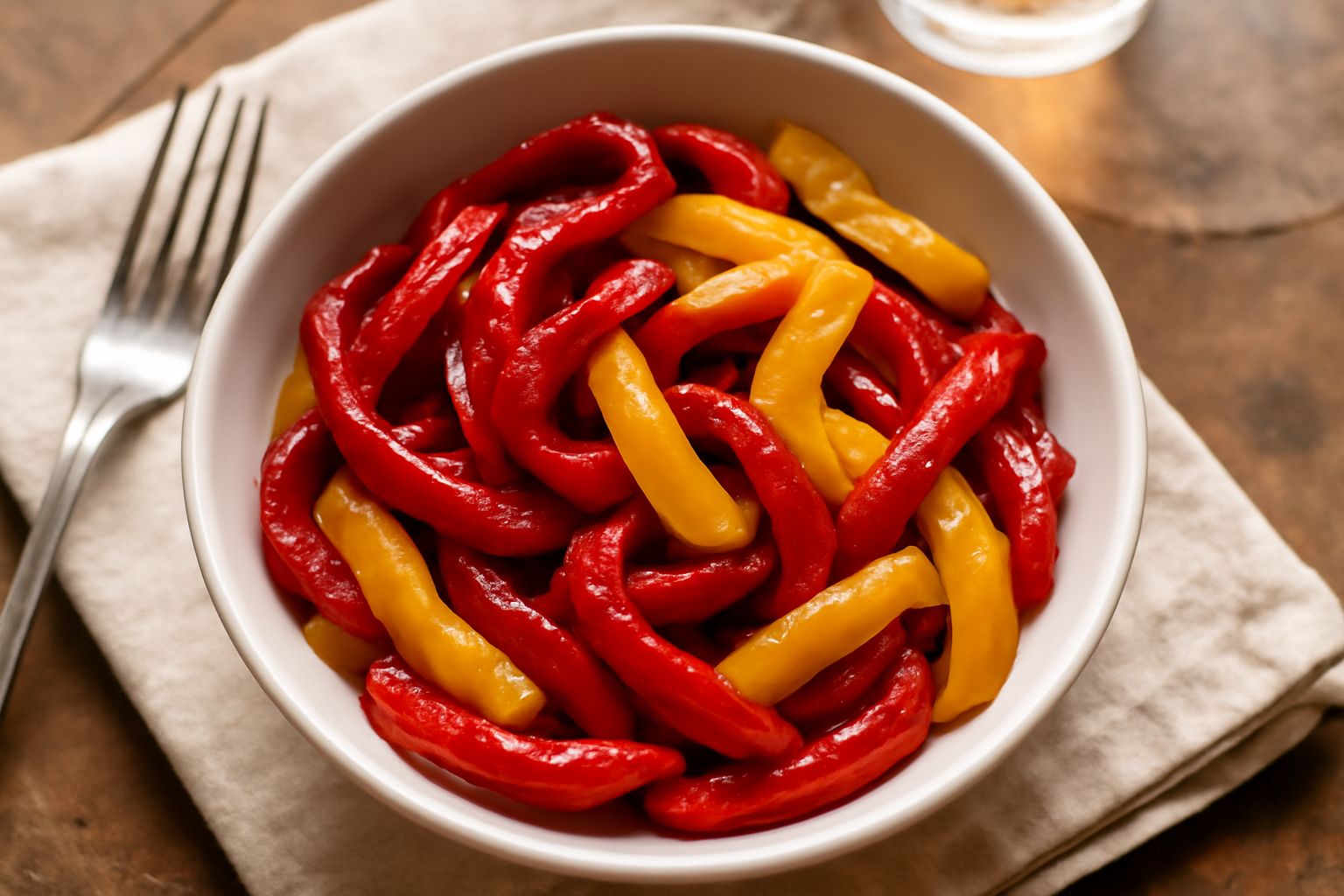Peperoni cruschi in insalata