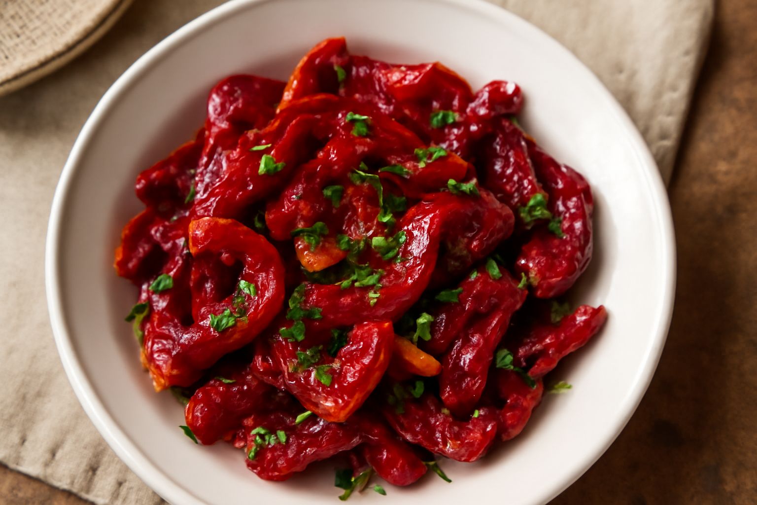 Peperoni cruschi ripassati: dolcezza affumicata e potassio che rinvigorisce
