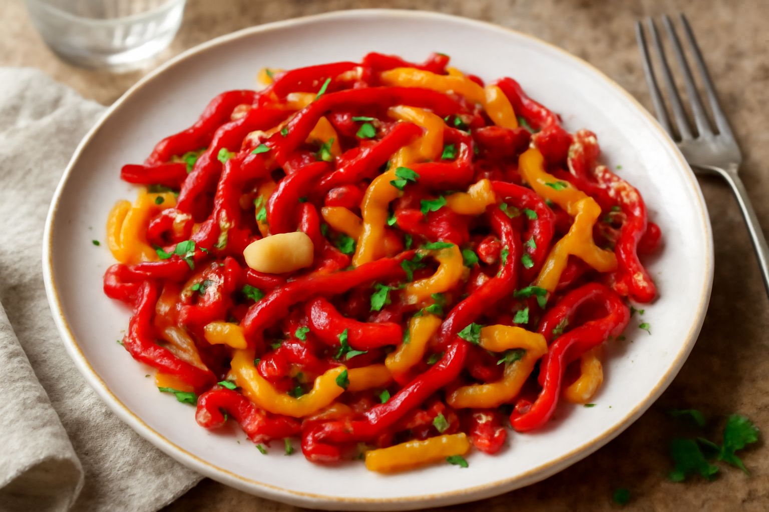Peperoni cruschi trifolati