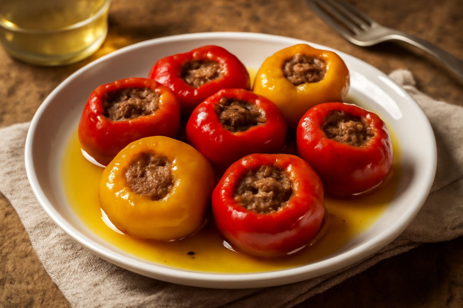 Peperoni farciti sott'olio