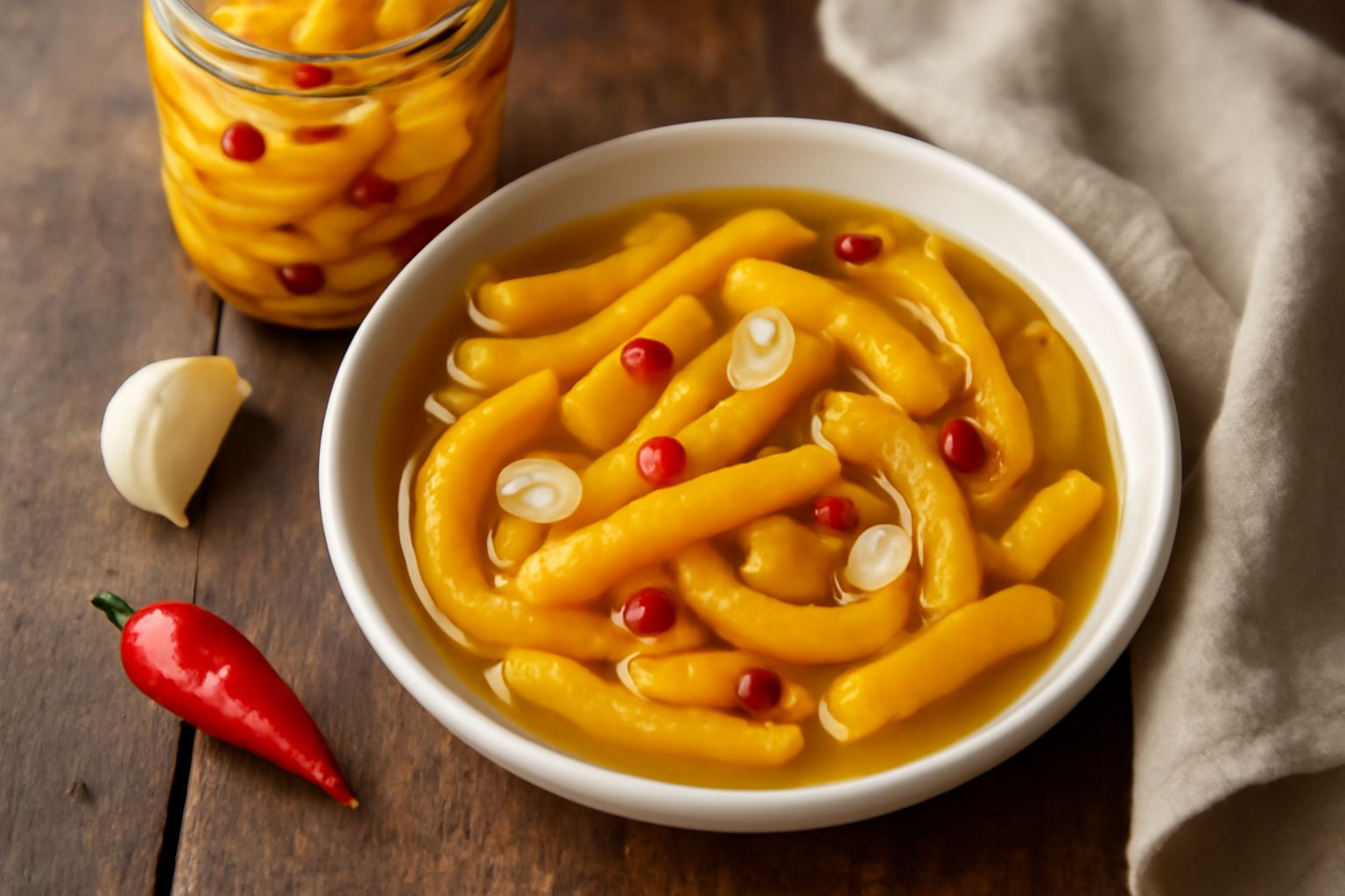 Peperoni gialli sott'olio