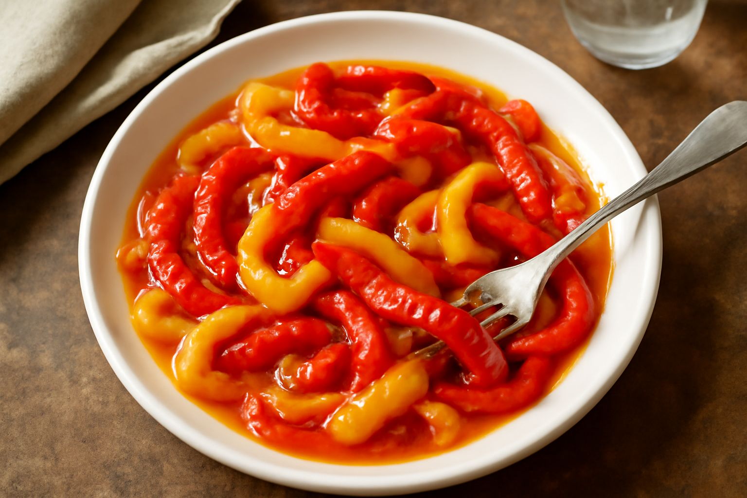 Peperoni in agrodolce