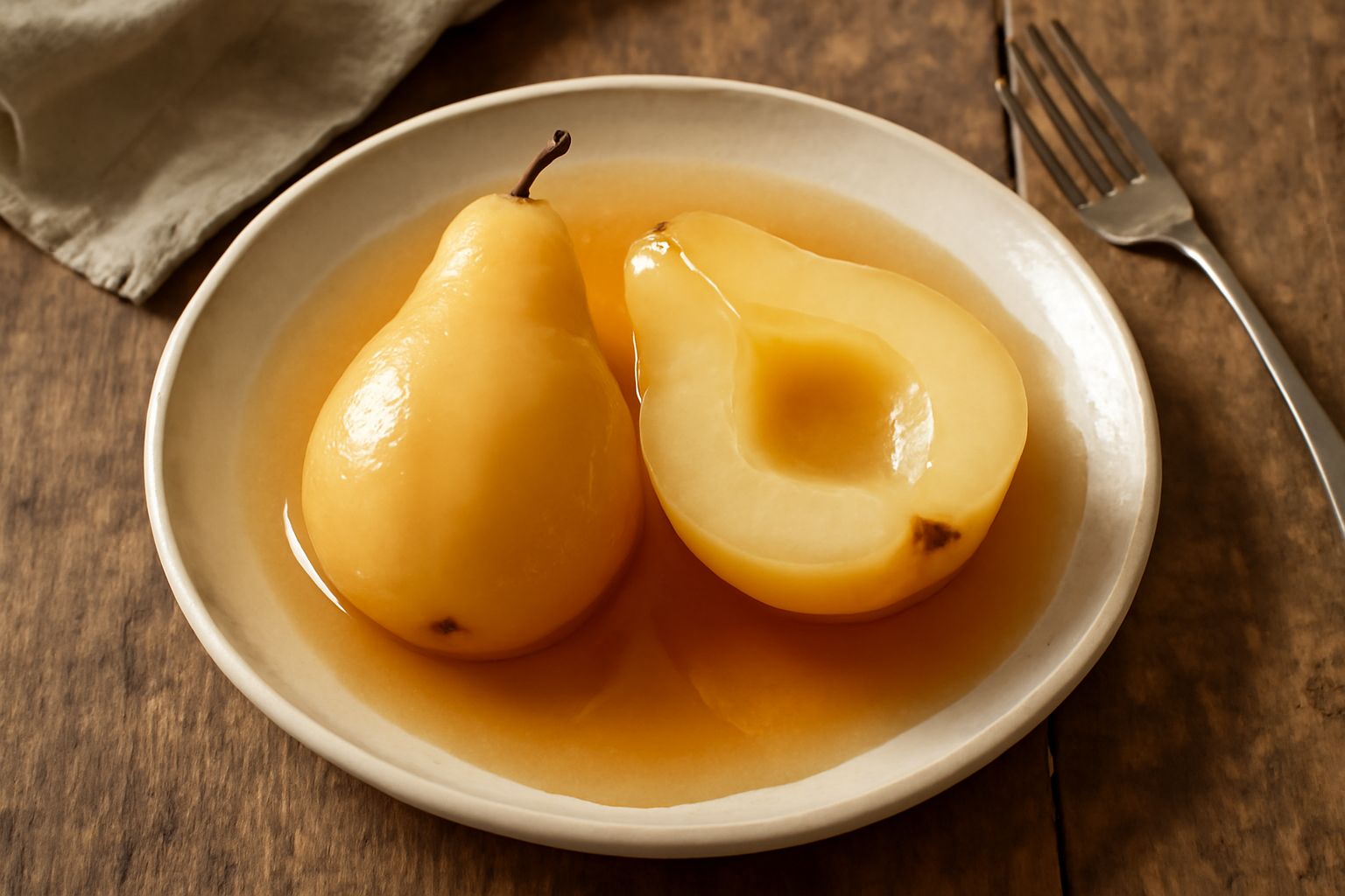 Pera in sciroppo