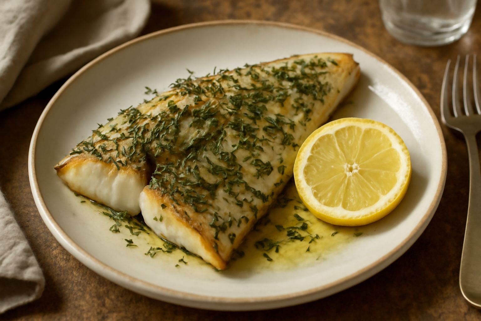 Persico alle erbe aromatiche