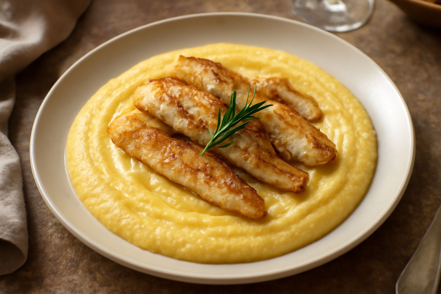 Persico con polenta