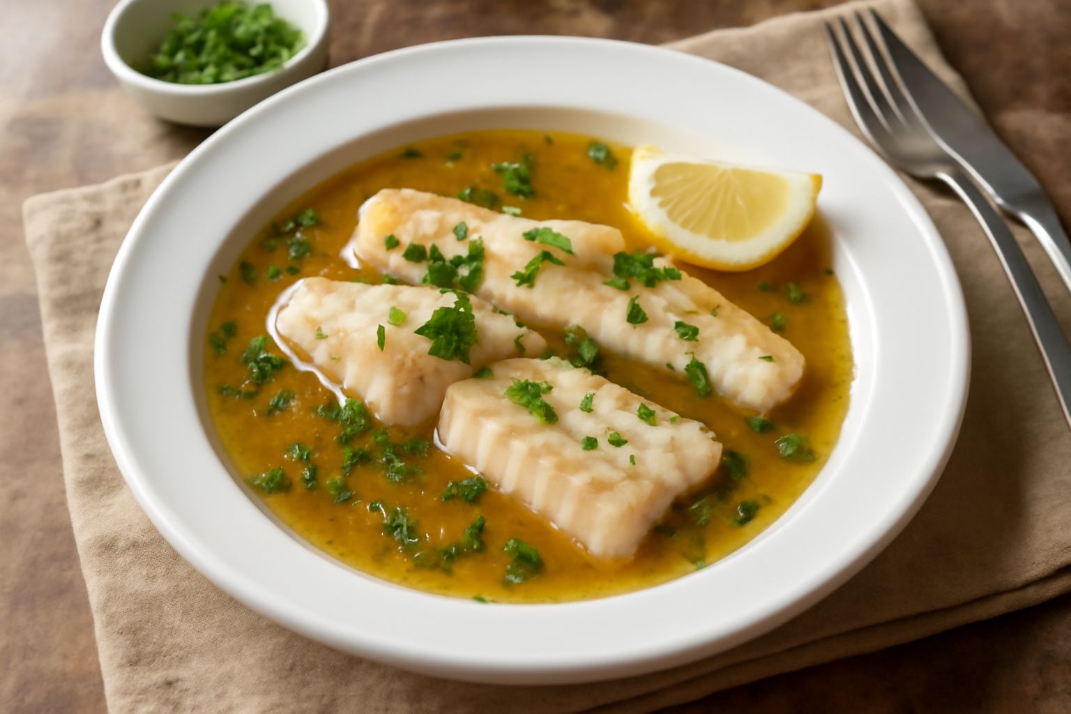 Persico reale in brodo