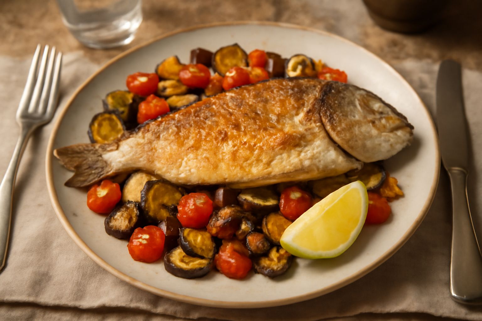 Pesce al forno