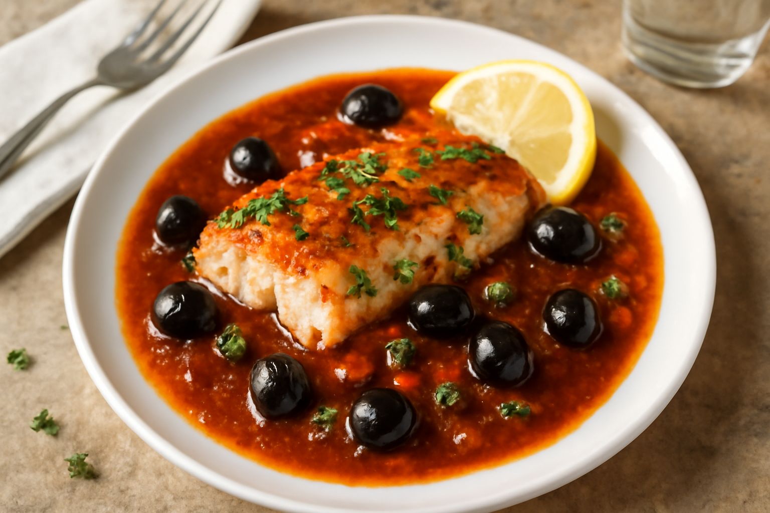Pesce alla livornese