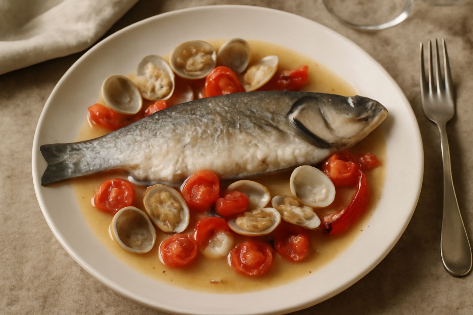 Pesce all'acqua pazza