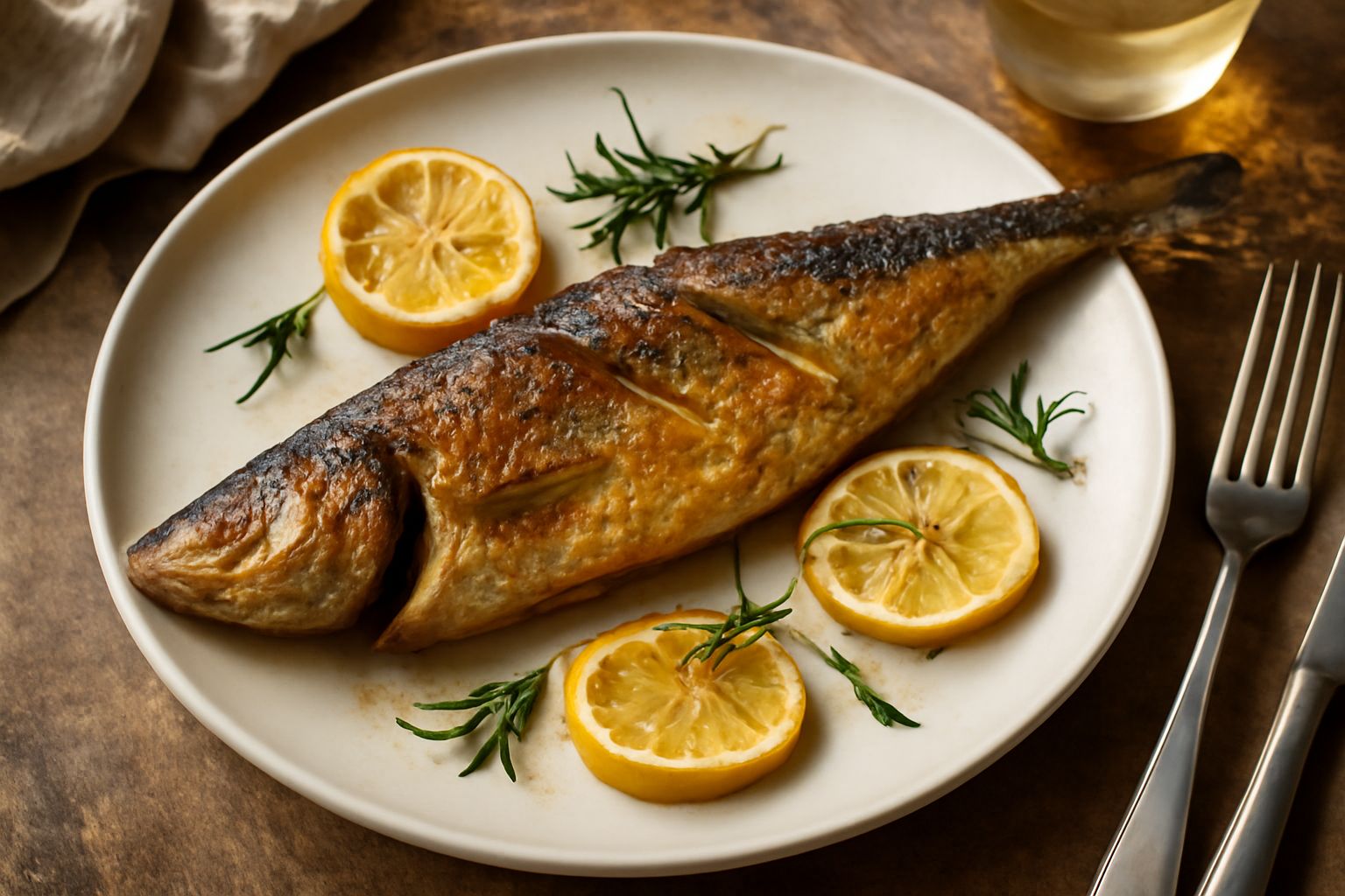 Pesce azzurro arrosto
