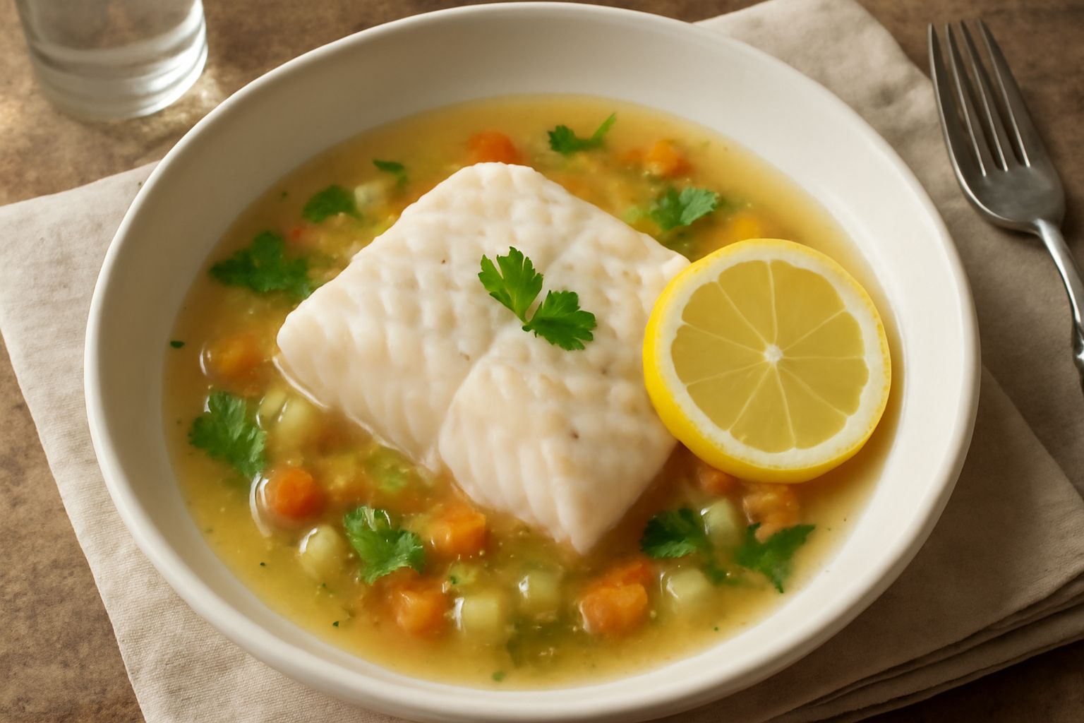 Pesce bollito
