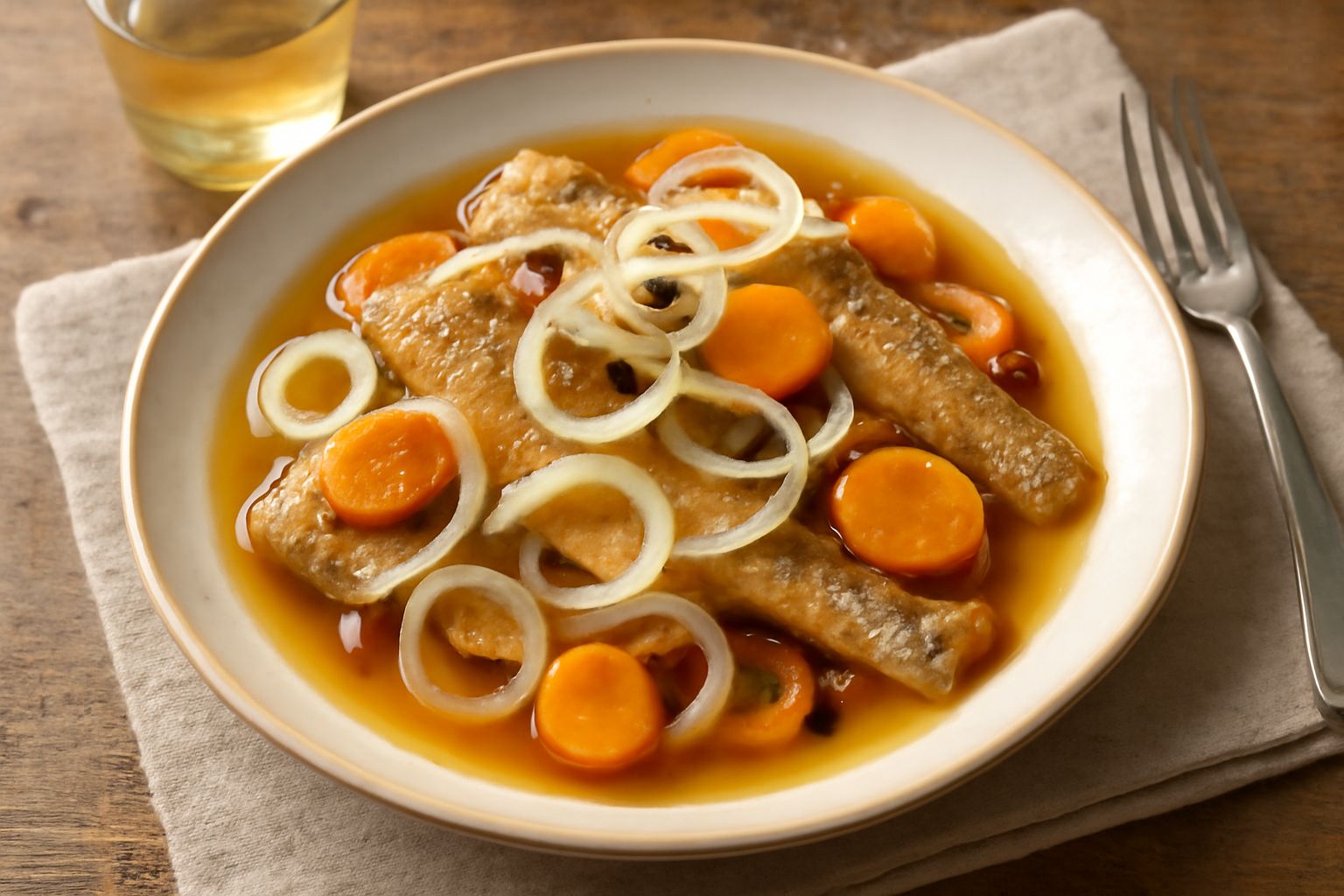 Pesce d'acqua dolce in carpione