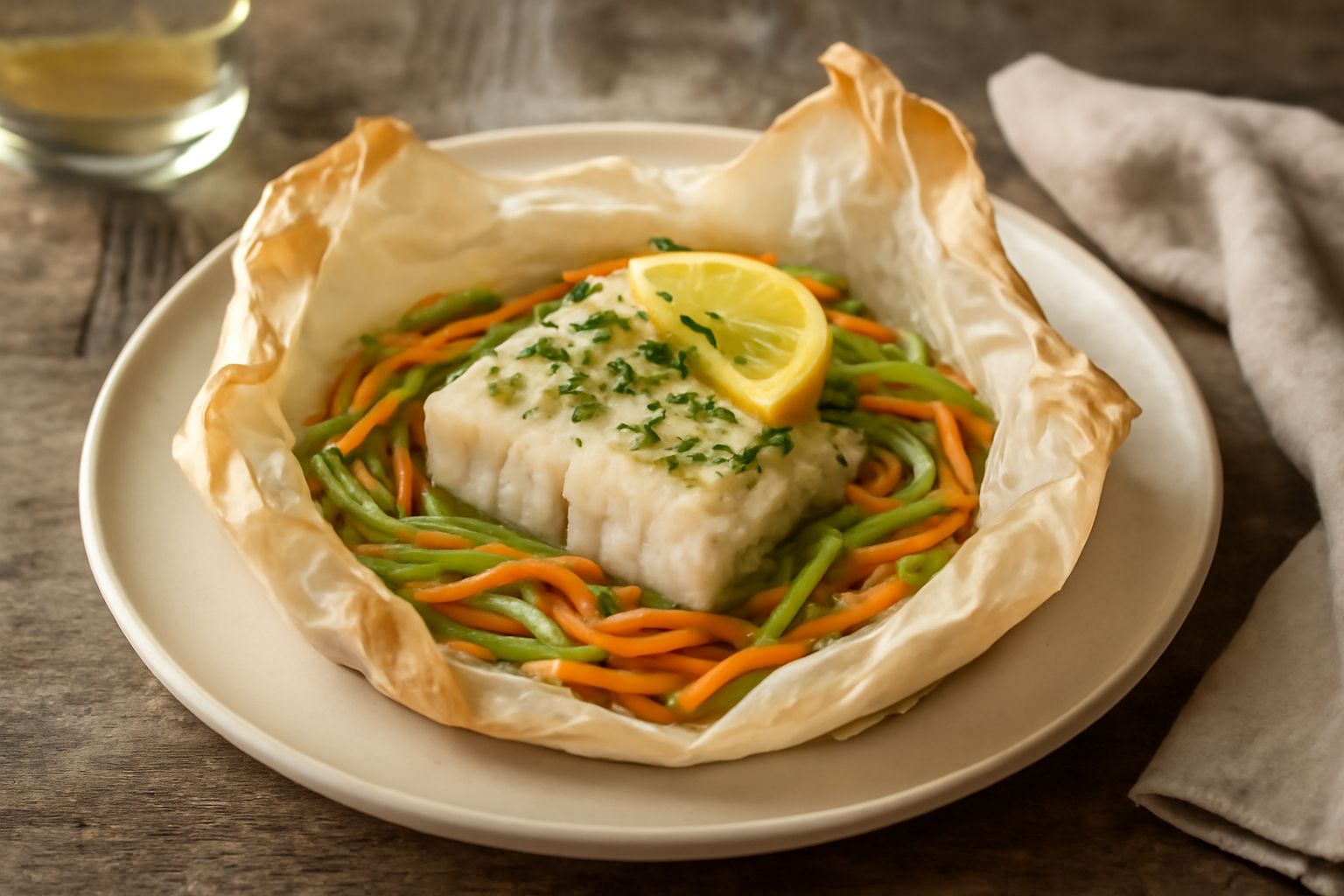 Pesce in cartoccio