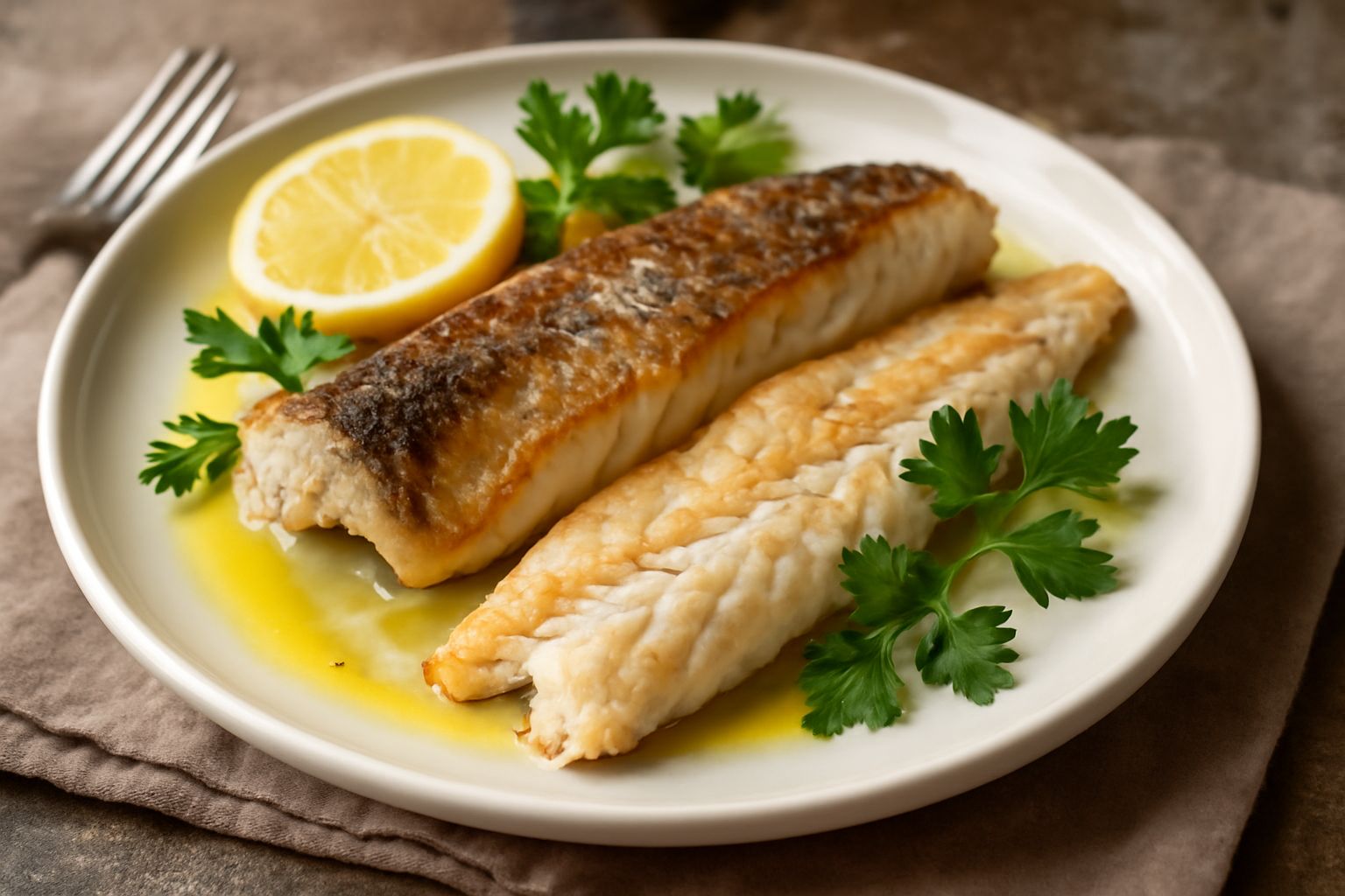 Pesce persico al forno