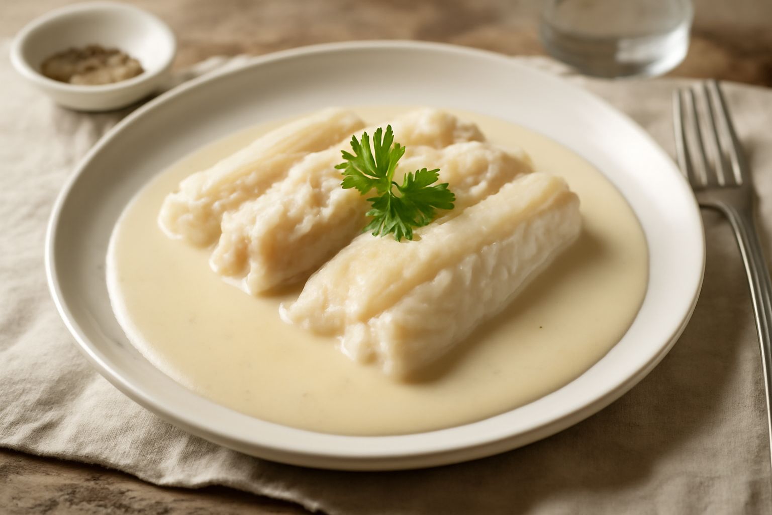 Pesce persico alla panna