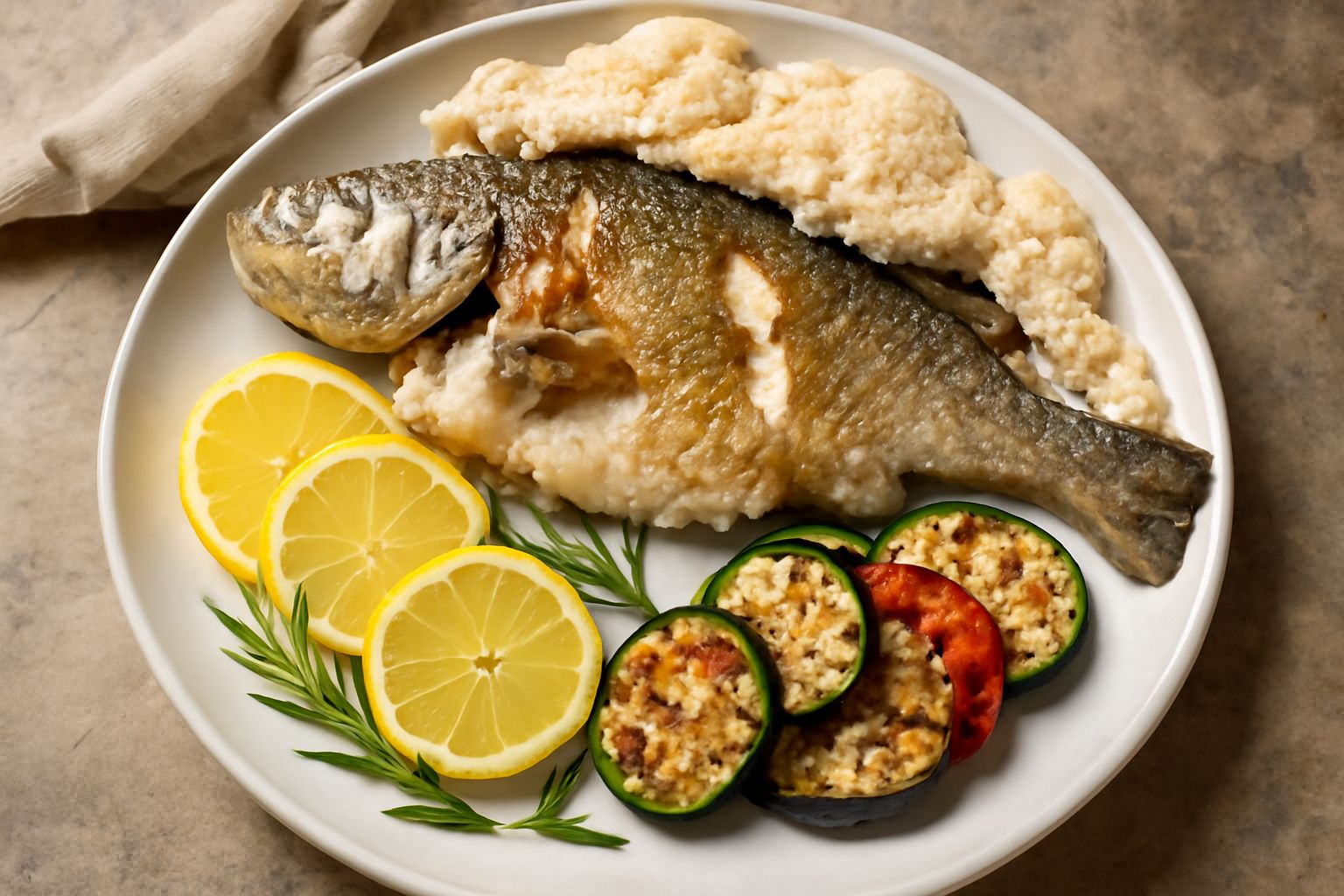 Pesce persico alla valdostana
