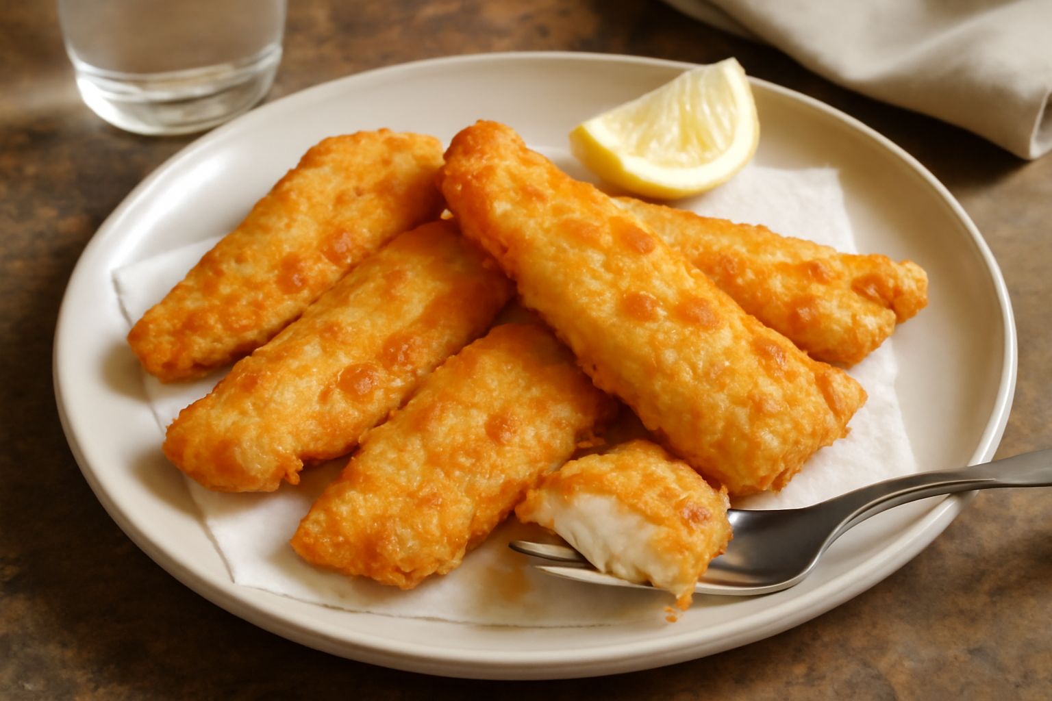Pesce persico fritto