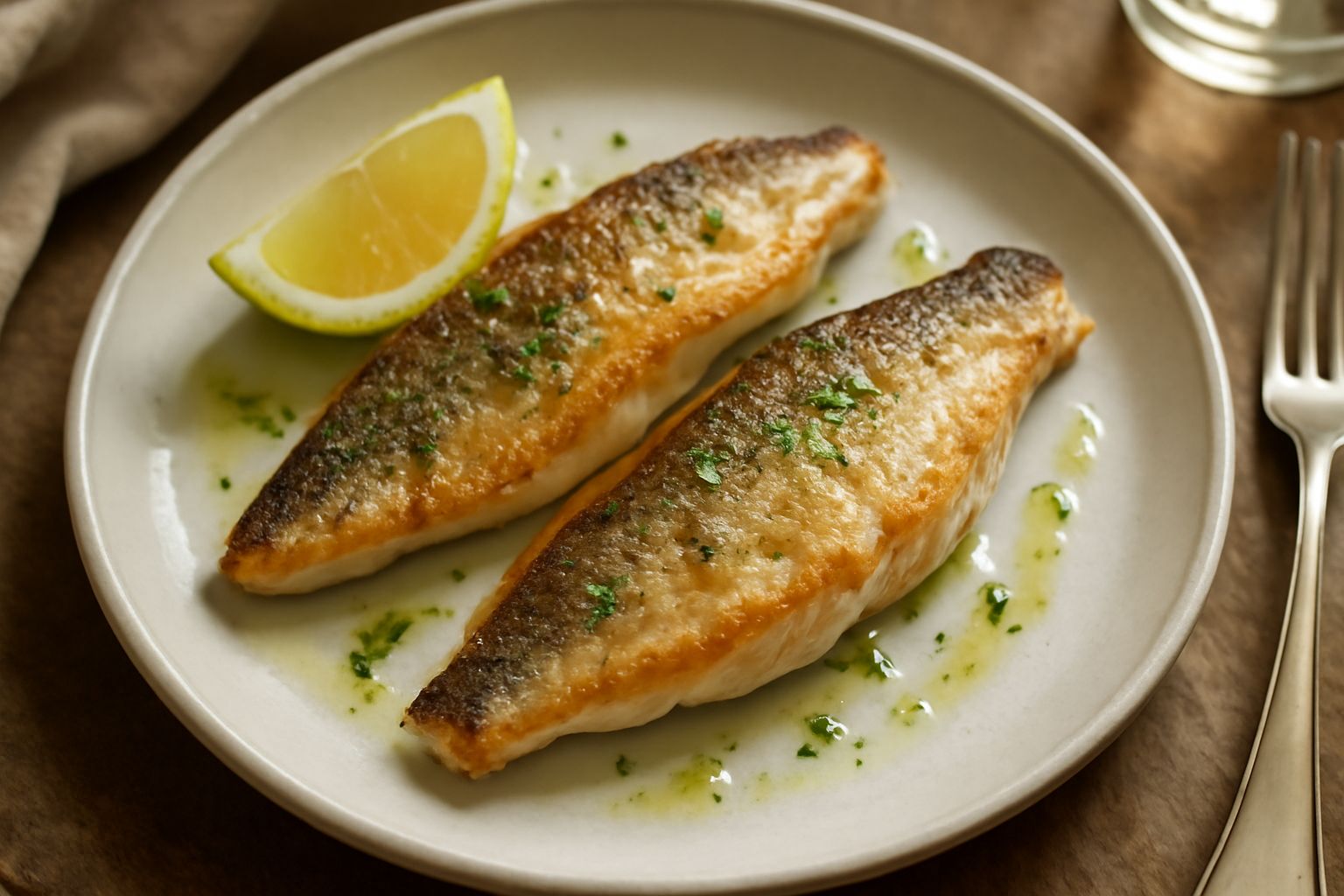 Pesce persico in padella
