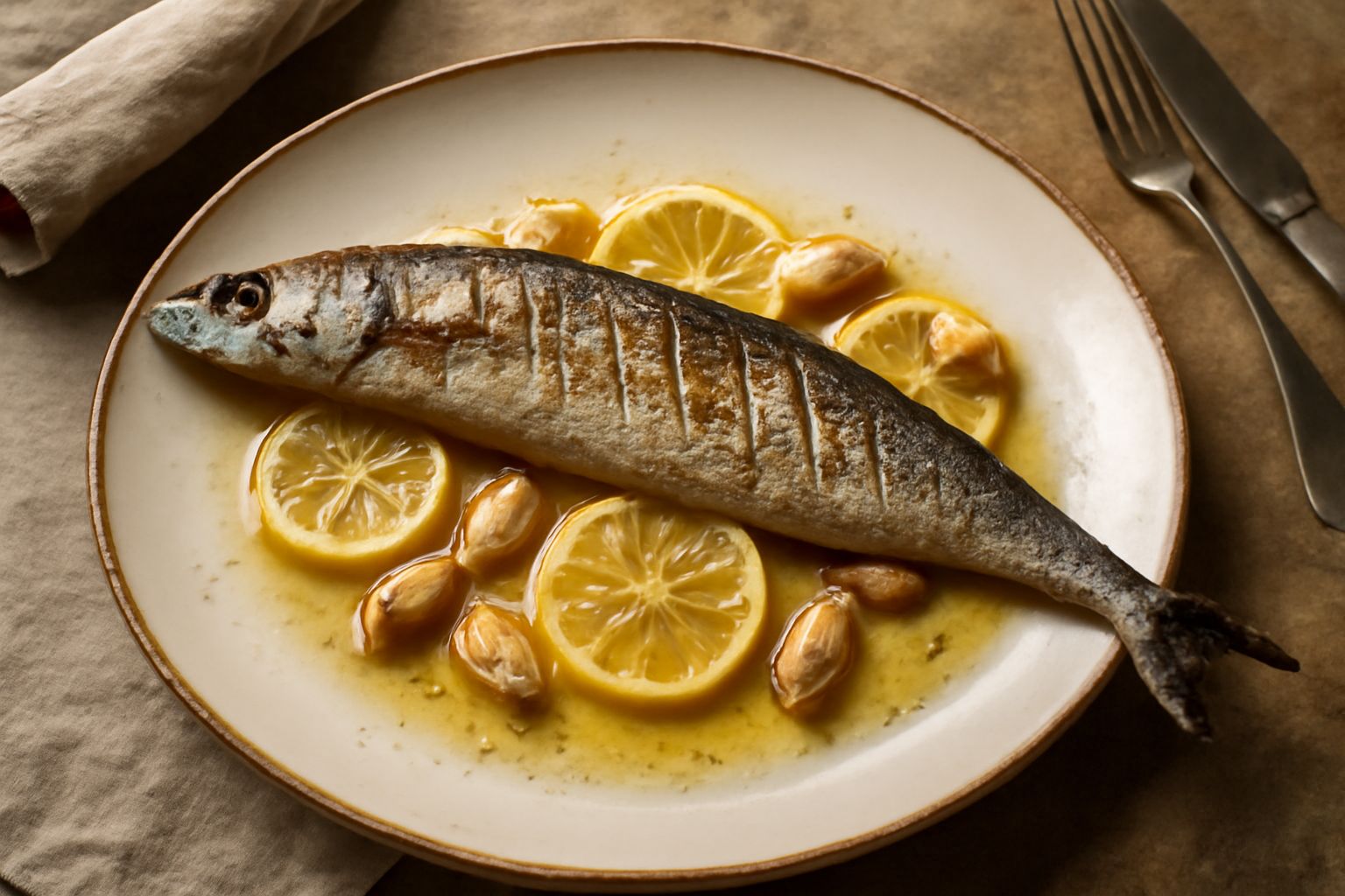 Pesce sciabola arrostito