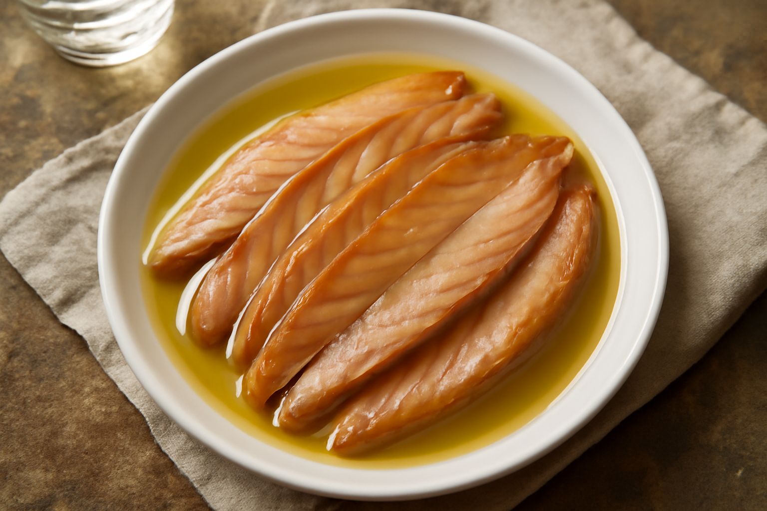 Pesce spada affumicato sott'olio