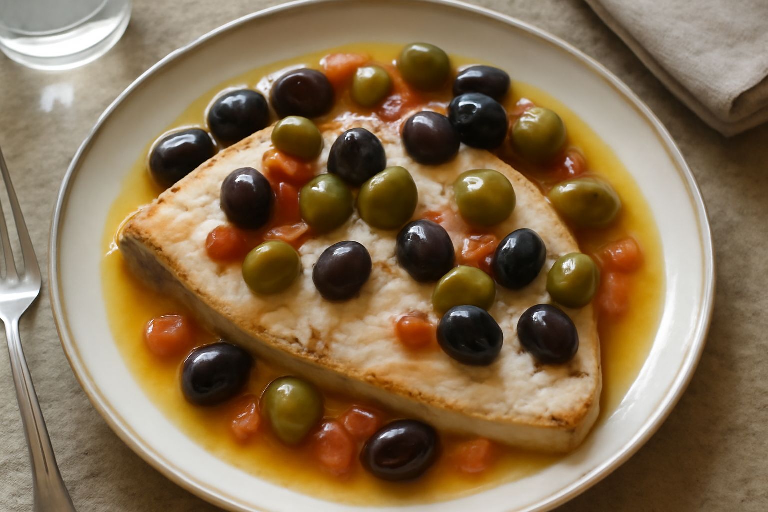 Pesce spada alle olive