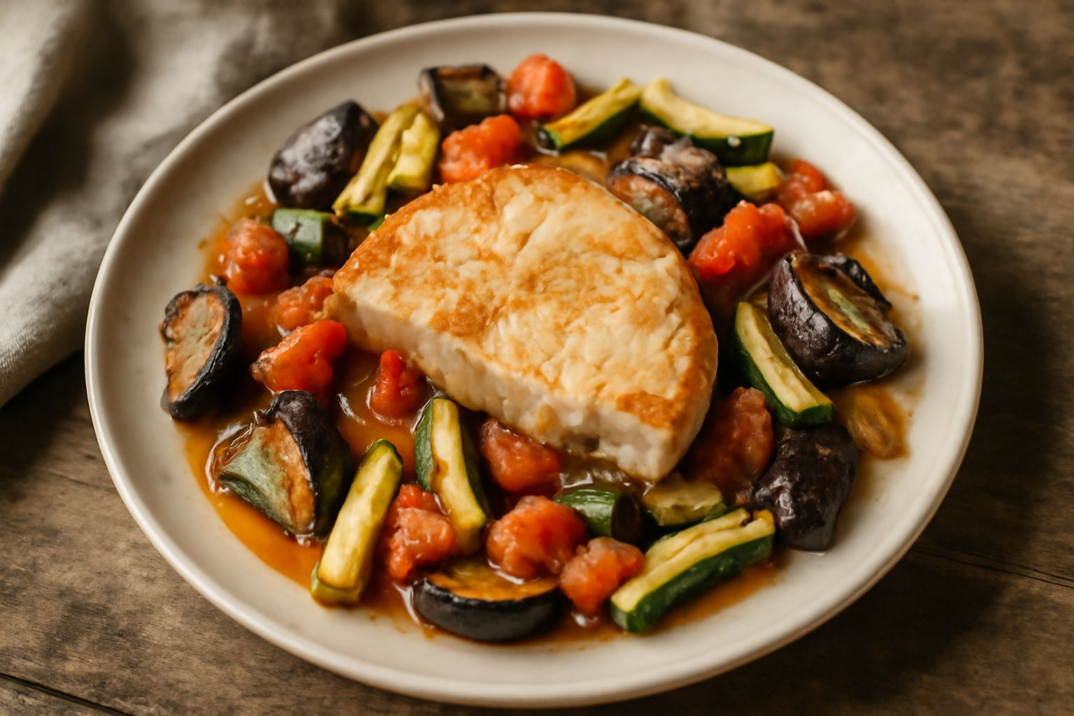 Pesce spada alle verdure